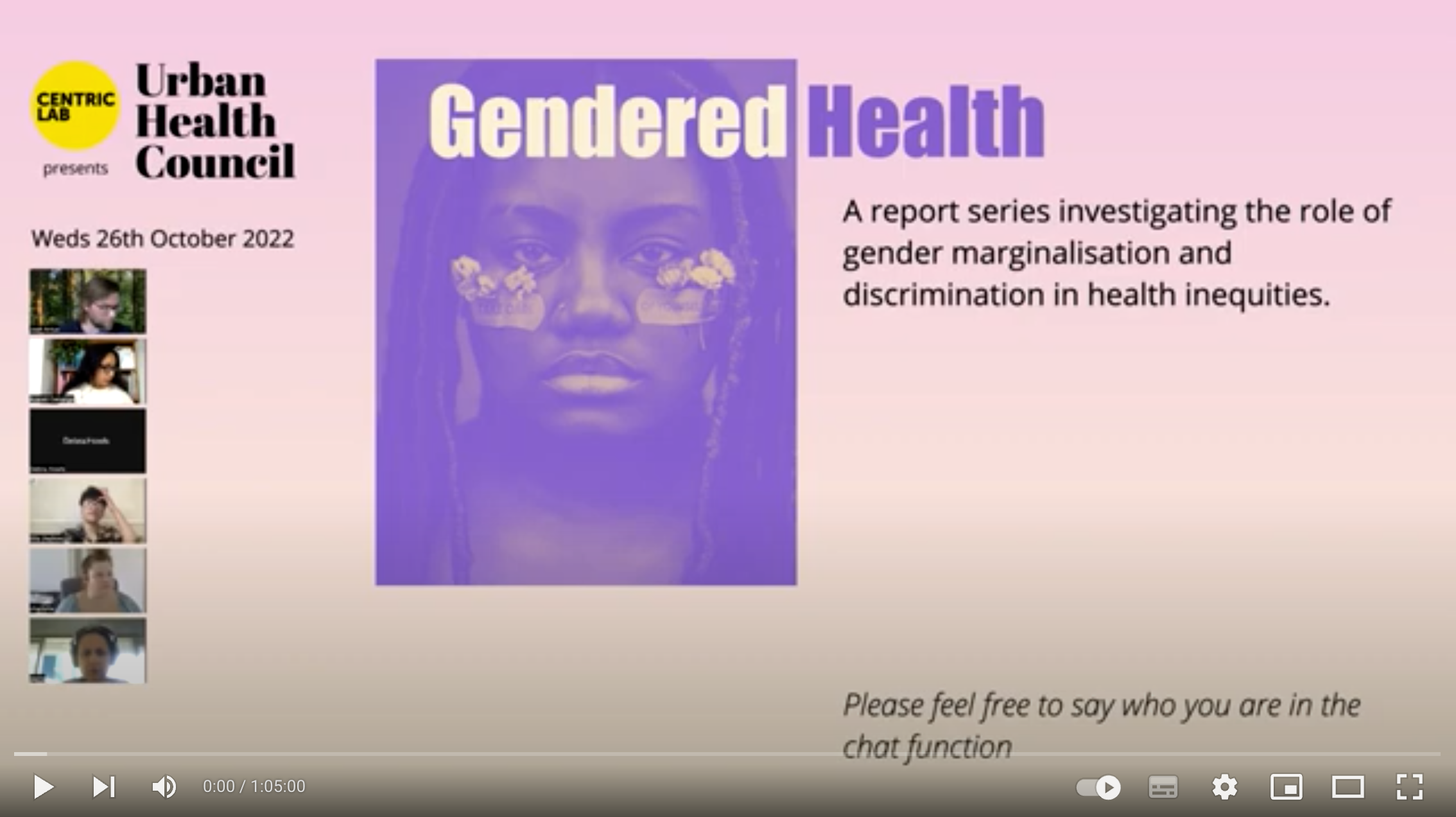 Gendered Health Event Video